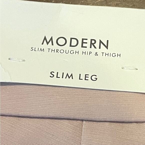 Ann Taylor New Pants Modern Slim Fit Mid Rise Ankle Blush Pink Women’s Size 12 - Picture 6 of 8